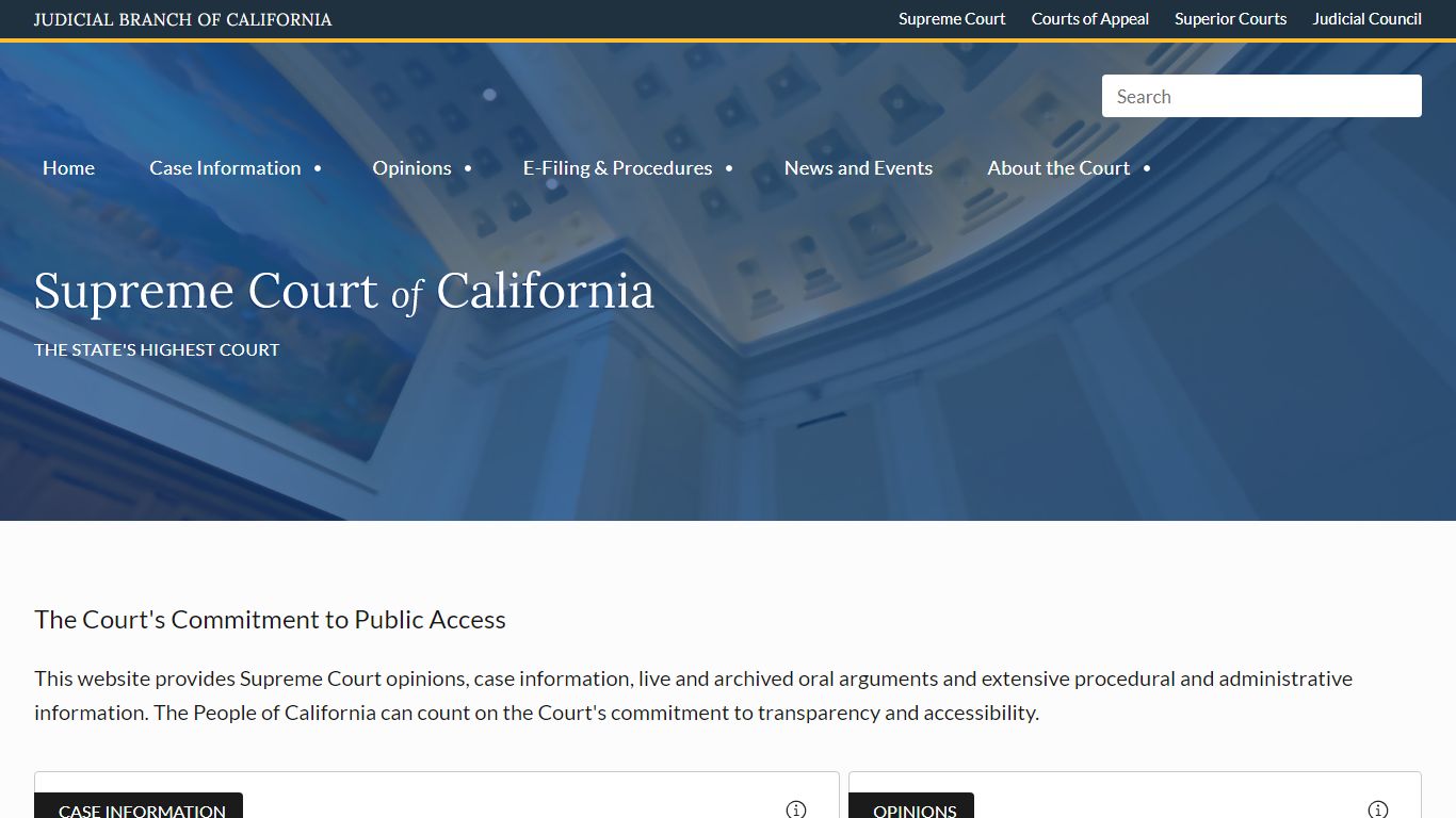 Home | Supreme Court of California